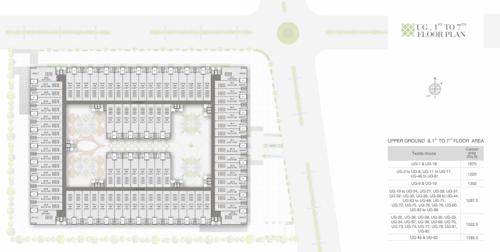 Raghuvir Scarlett Cluster Plan from 1st to 7th Floor scarlett Raghuvir Scarlett Cluster Plan from 1st to 7th Floor