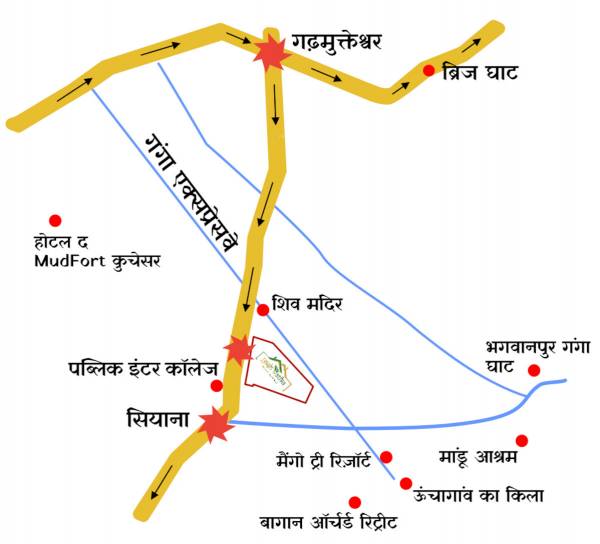 Location Plan yash-vatika Location Plan