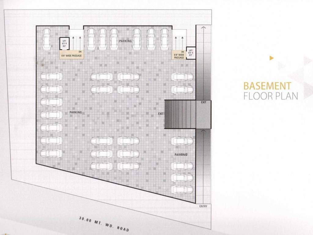 sai plaza Sai Plaza Cluster Plan for basement Floor