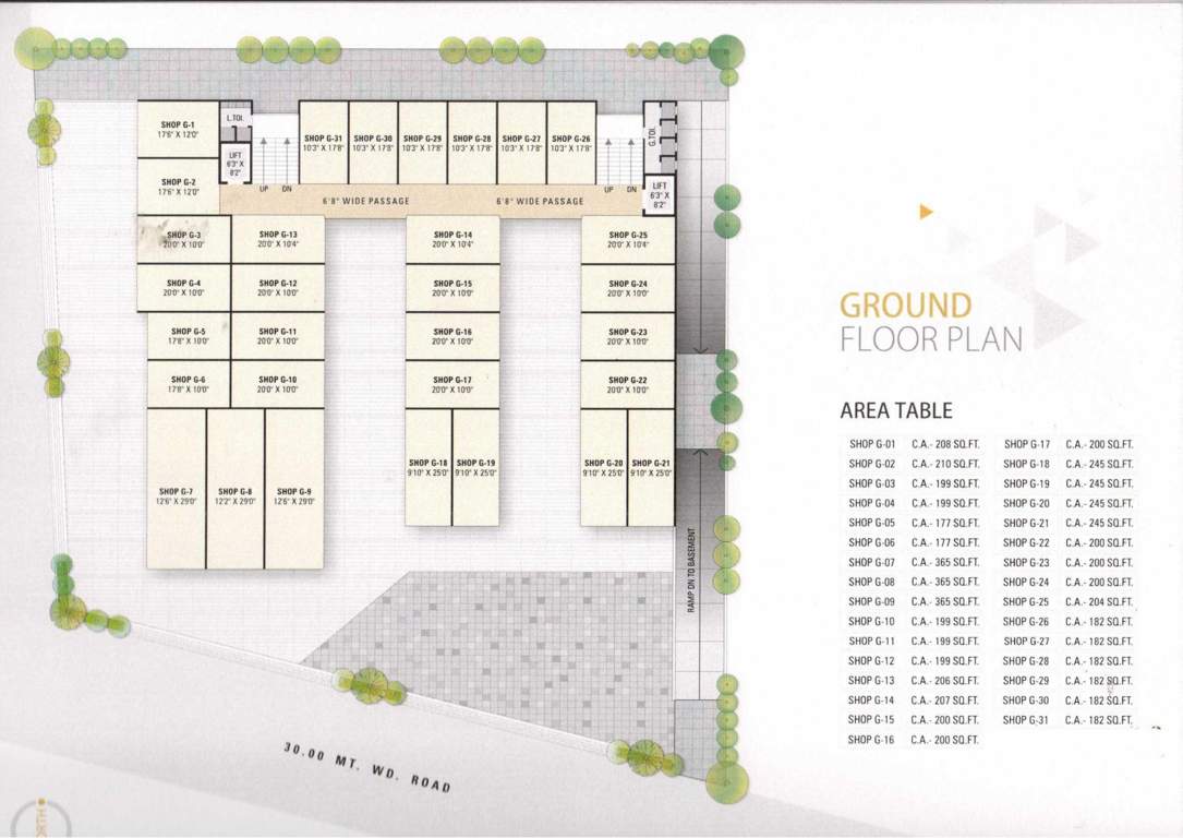 sai plaza Sai Plaza Cluster Plan for ground Floor