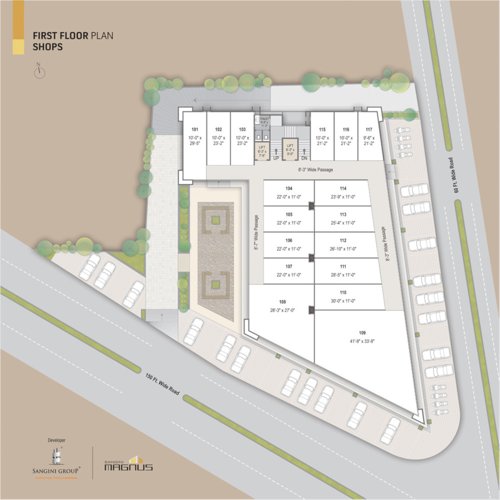  magnus Sangini Magnus Cluster Plan for 1st Floor