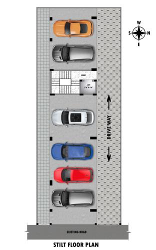  thiyagarajan-towers Thiyagarajan Towers Cluster Plan for ground Floor