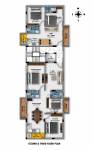  thiyagarajan-towers Thiyagarajan Towers Cluster Plan from 2nd to 3rd Floor