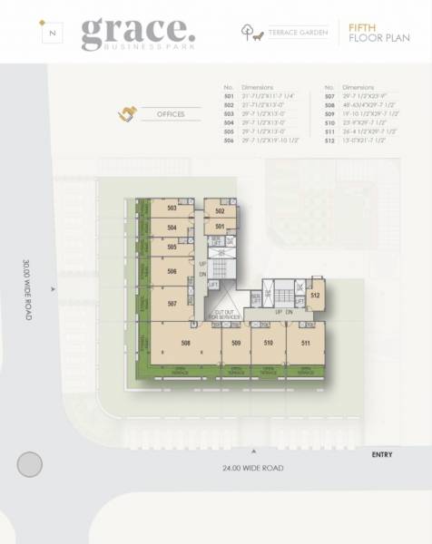  business-park 1 Cluster Plan For 5th Floor