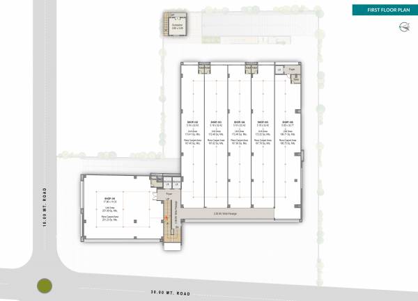  pristine A Cluster Plan For 1st Floor