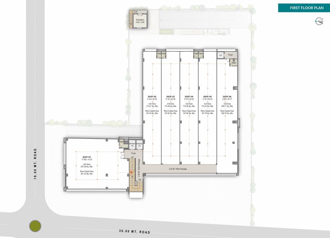 pristine A Cluster Plan For 1st Floor