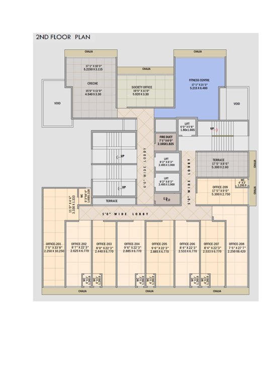  exotica Superior Exotica Cluster Plan for 2nd Floor