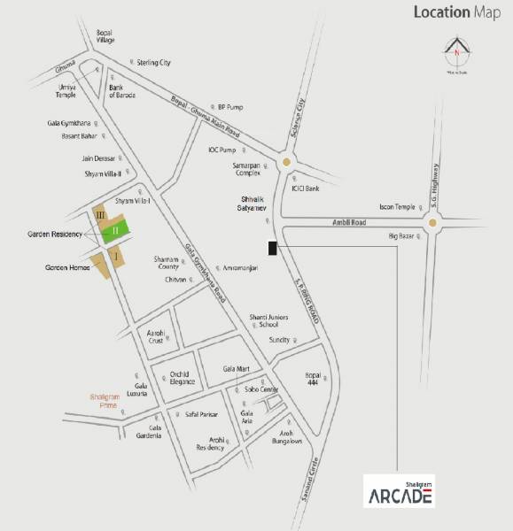  arcade Location Plan