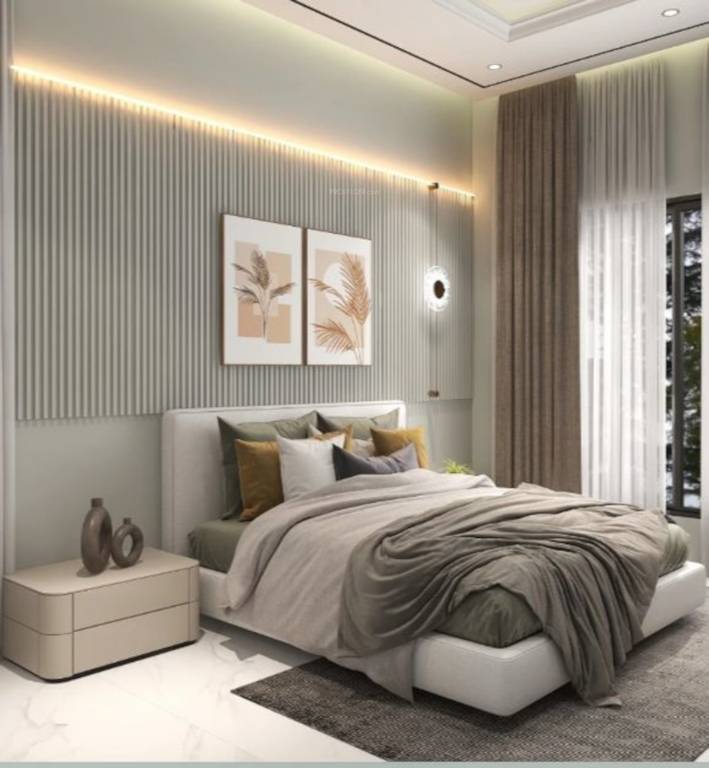  white town villas Bedroom