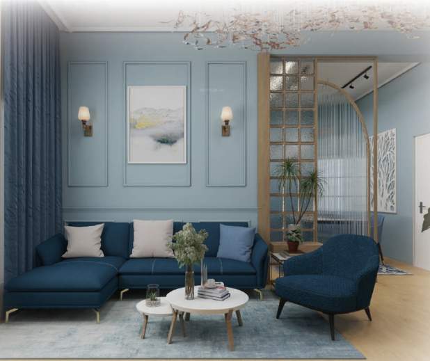  white town villas Living Area