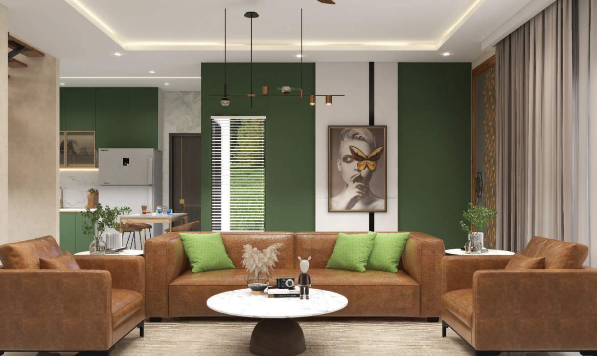  white town villas Living Area