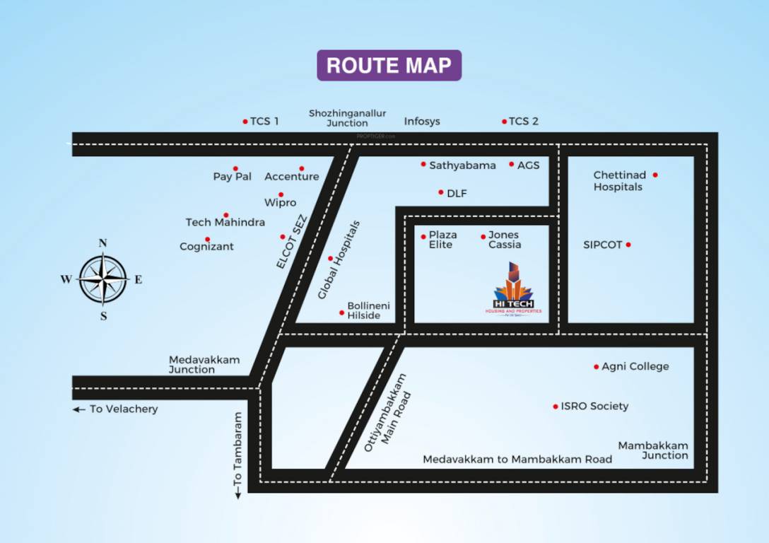  blooming garden Location Plan