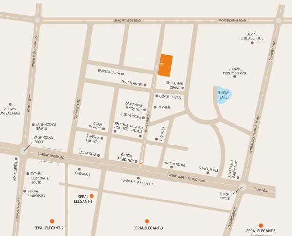  sepal-elegant-6 Location Plan