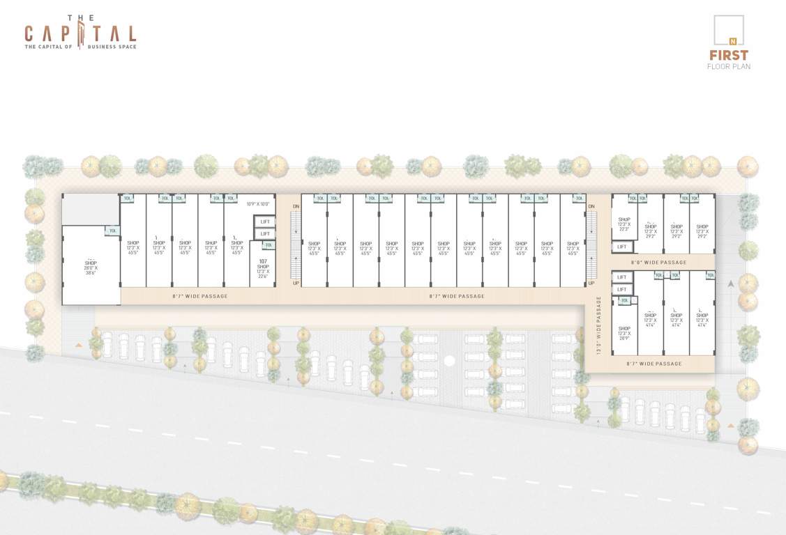  the capital The Capital Cluster Plan For 1st Floor