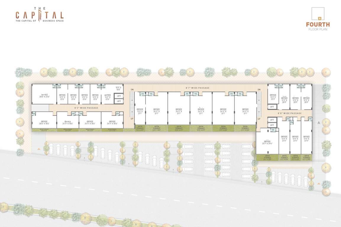  the capital The Capital Cluster Plan For 4th Floor