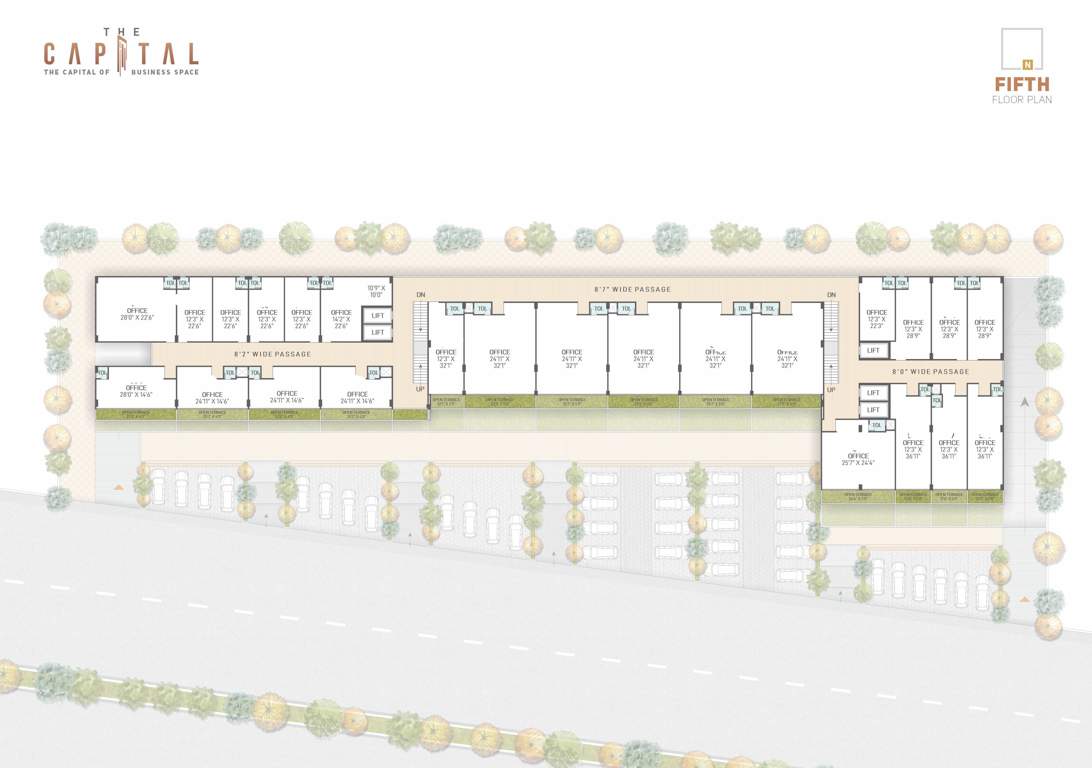  the capital The Capital Cluster Plan For 5th Floor