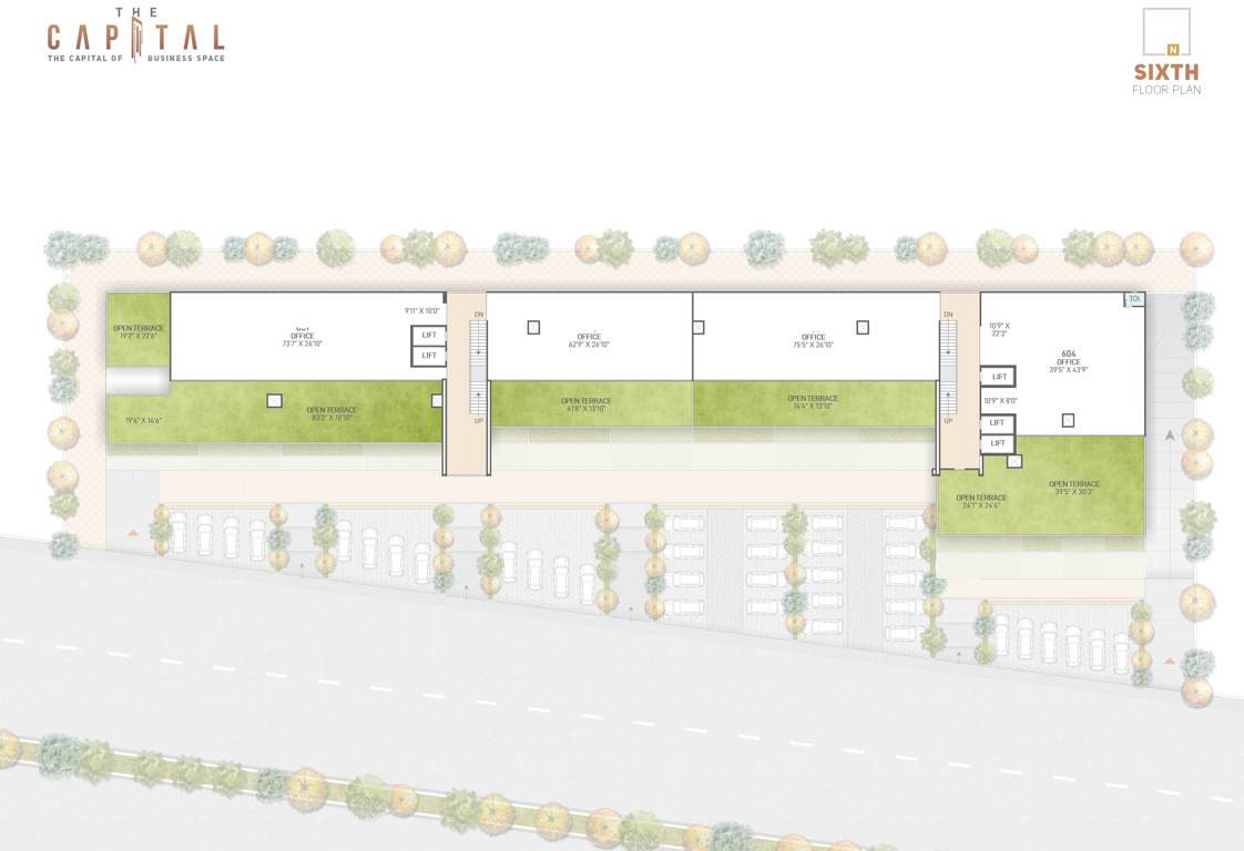  the capital The Capital Cluster Plan For 6th Floor