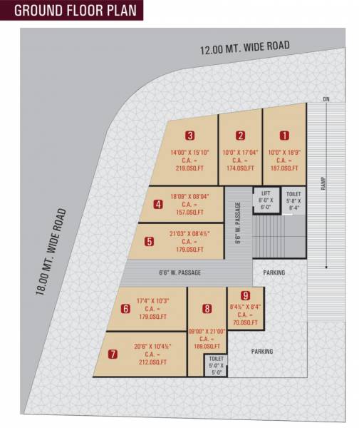  market Market Cluster Plan for ground Floor