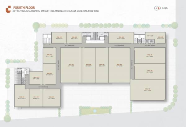Unique Square Cluster Plan for 4th Floor unique-square Unique Square Cluster Plan for 4th Floor