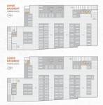  unique-square Unique Square Cluster Plan for Upper And Lower Basement Floor