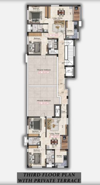  saharsh Saharsh Cluster Plan for 3rd Floor