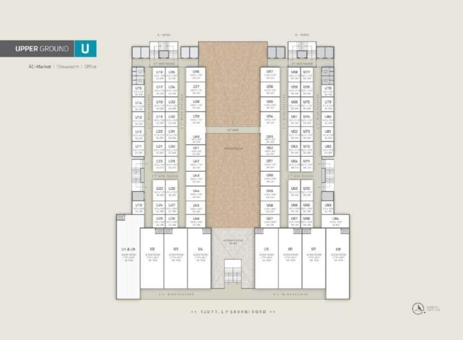  vivanta icon Block A And Block B Cluster Plan for ground Floor