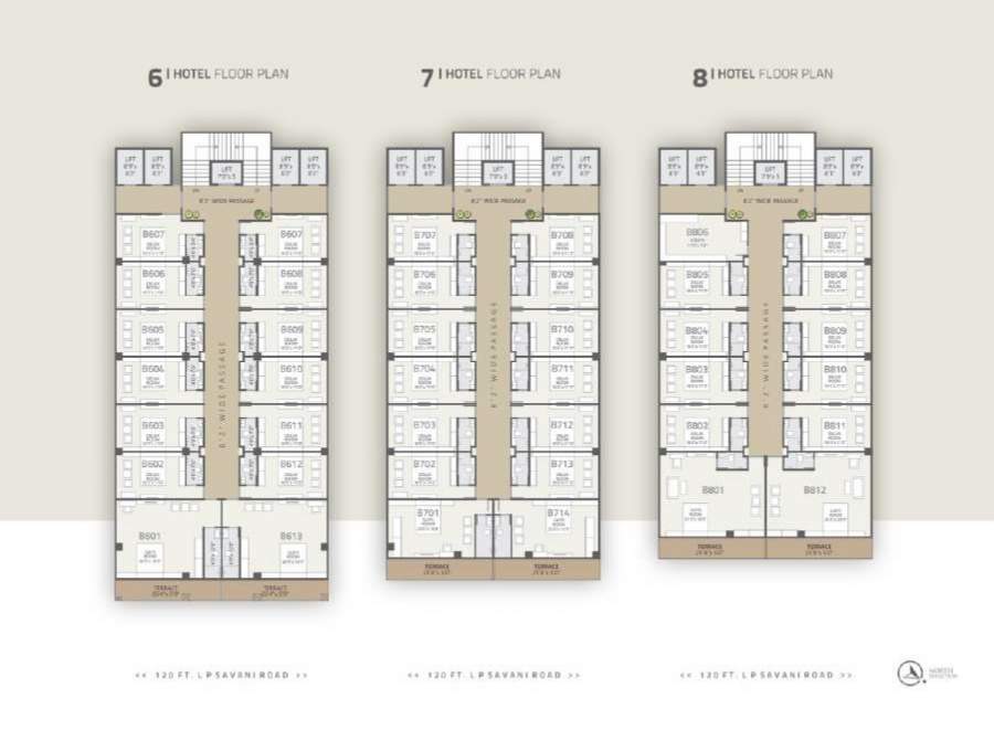  vivanta icon Block A  And Block B Hotel  Cluster Plan