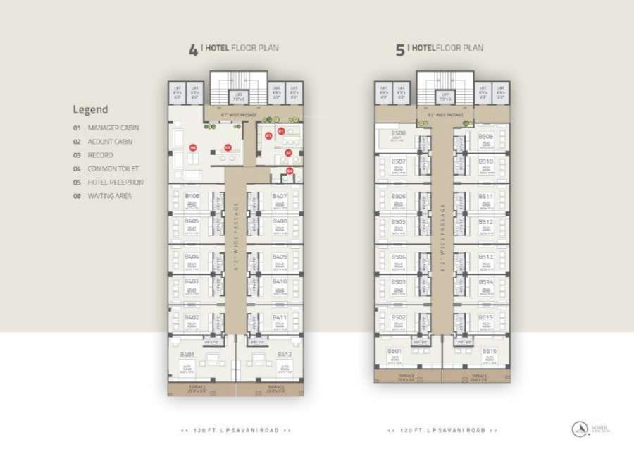  vivanta icon Block A  And Block B Hotel Cluster Plan