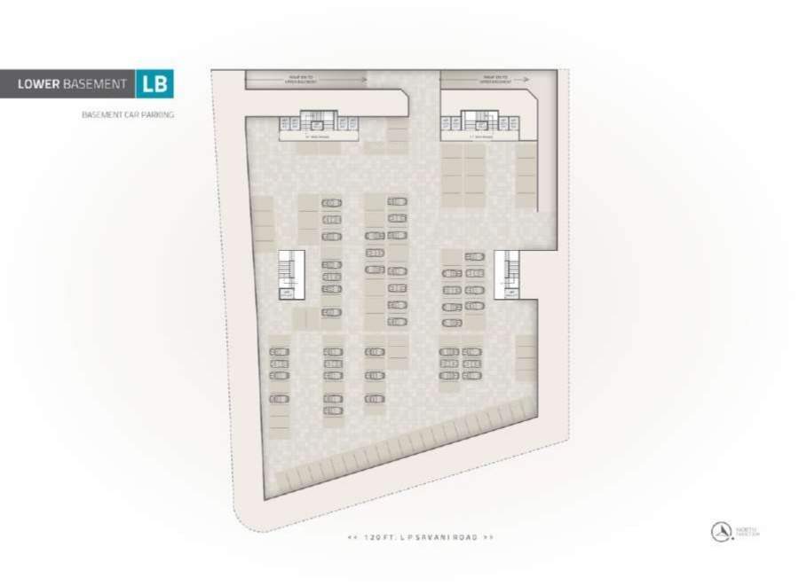  vivanta icon Block A And Block B Lower Basement Cluster Plan