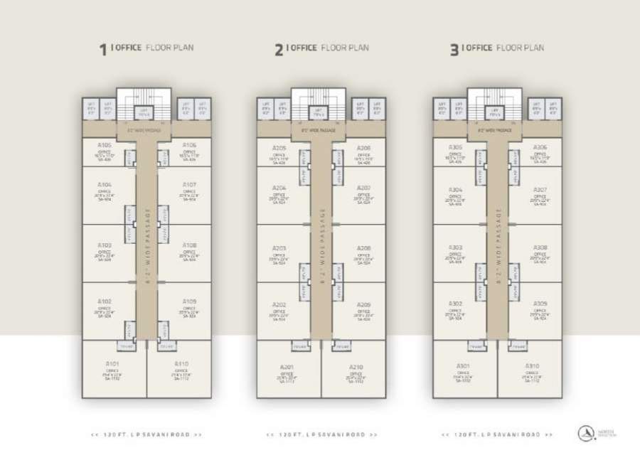  vivanta icon Block A  And Block B Office Cluster Plan