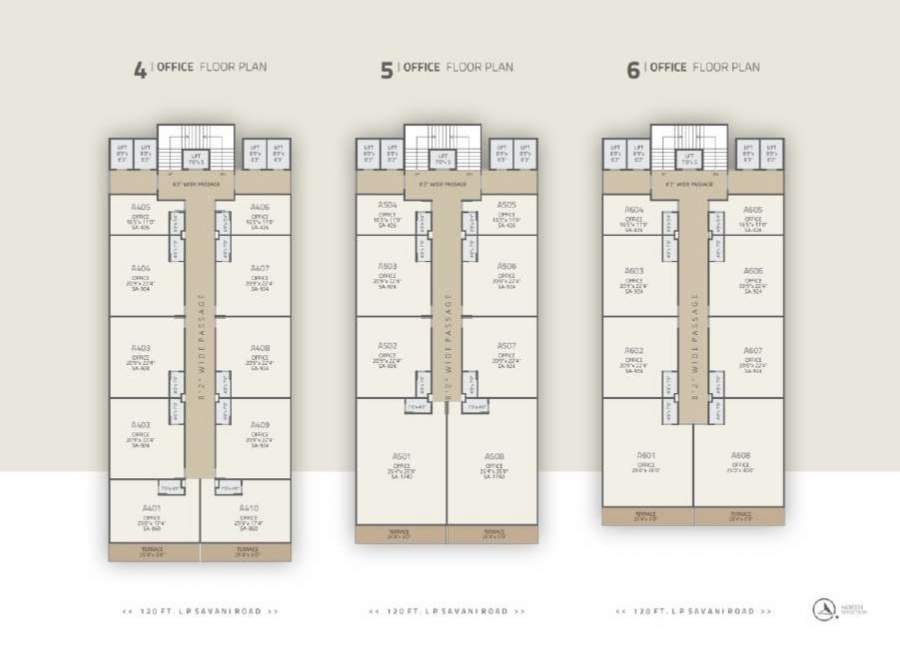  vivanta icon Block A  And Block B Office Cluster Plan