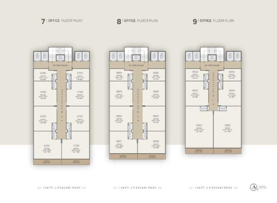  vivanta icon Block A And Block B Office Cluster Plan