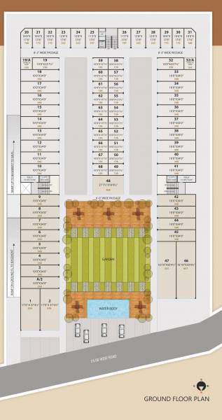  arcade Soham Arcade Cluster Plan for ground Floor