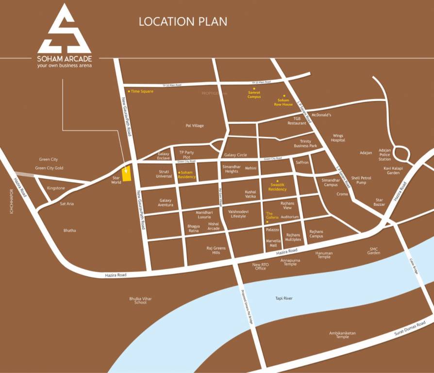 arcade Location Plan