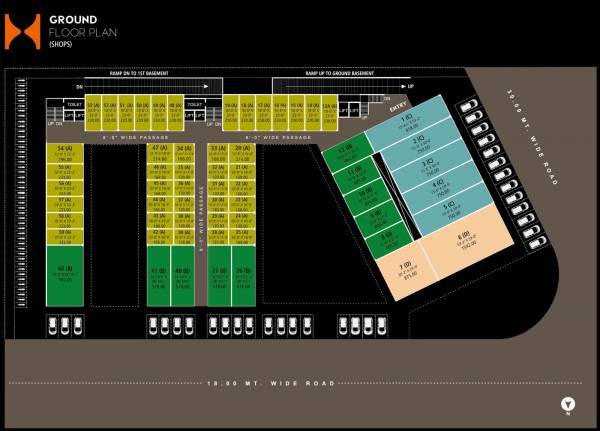 Time Square Cluster Plan for ground Floor square Time Square Cluster Plan for ground Floor
