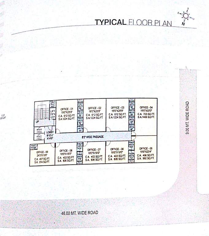  the citadel The Citadel Cluster Plan for Typical Floor