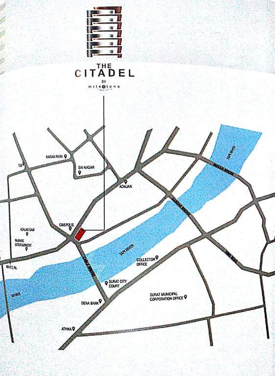  the citadel Location Plan