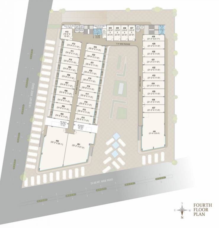  florence excellence Florence Excellence Cluster Plan for 4th Floor