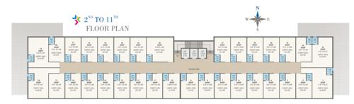  broadway-empire Broadway Empire Cluster Plan from 2nd to 11th Floor