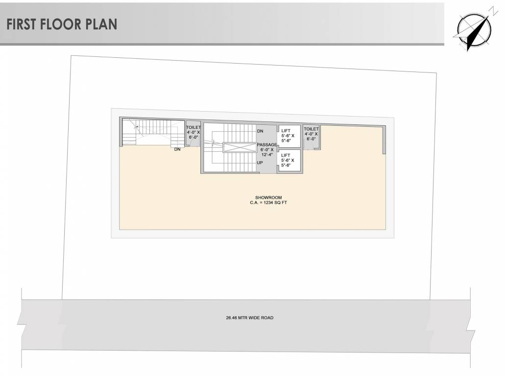  avenue Avenue Cluster Plan for 1st Floor