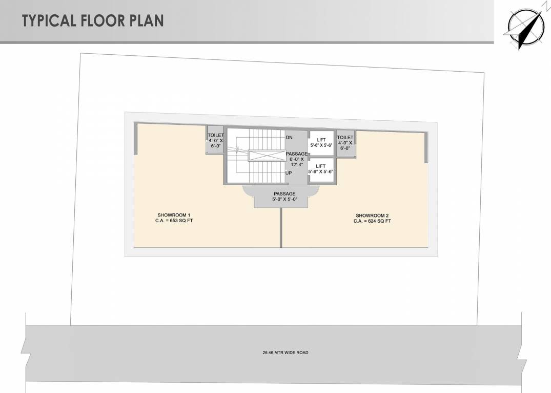  avenue Avenue Typical Floor Cluster Plan
