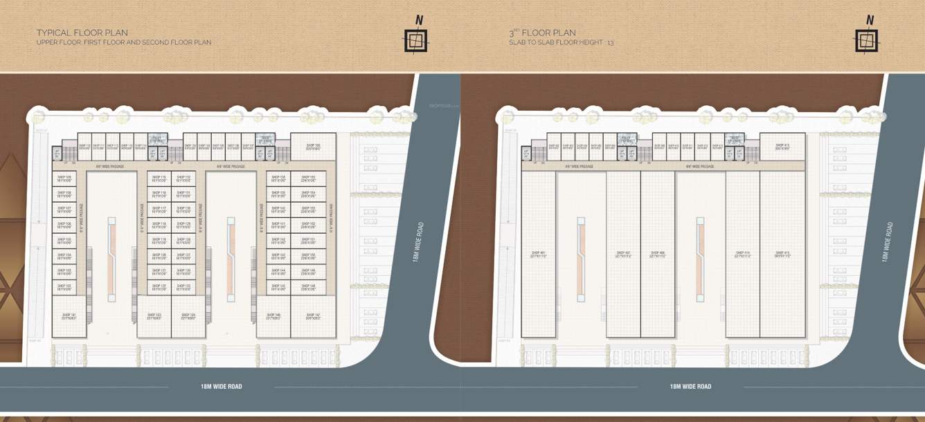  atlanta shoppers Atlanta Shoppers Cluster Plan from 1st to 3rd Floor