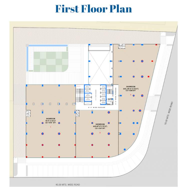  international finance centre International Finance Centre Cluster Plan for 1st Floor