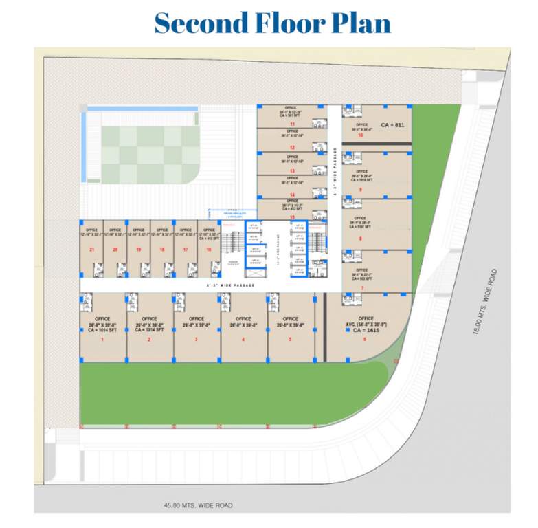  international finance centre International Finance Centre Cluster Plan for 2nd Floor