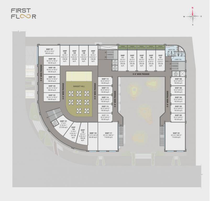 infinity park Infinity Park Cluster Plan for 1st Floor