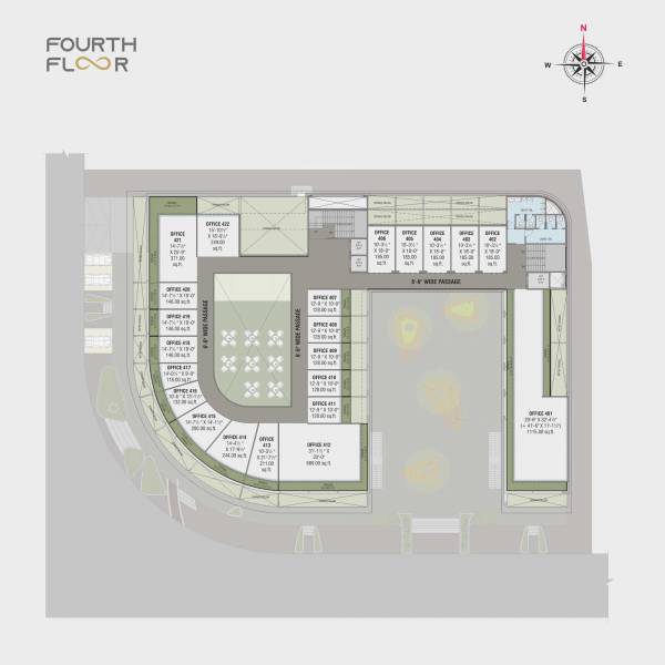 Infinity Park Cluster Plan for 4th Floor infinity-park Infinity Park Cluster Plan for 4th Floor