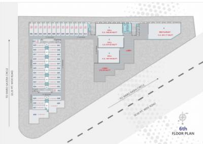  laxmi-enclave-2 Laxmi Enclave 2 Cluster Plan for 6th Floor
