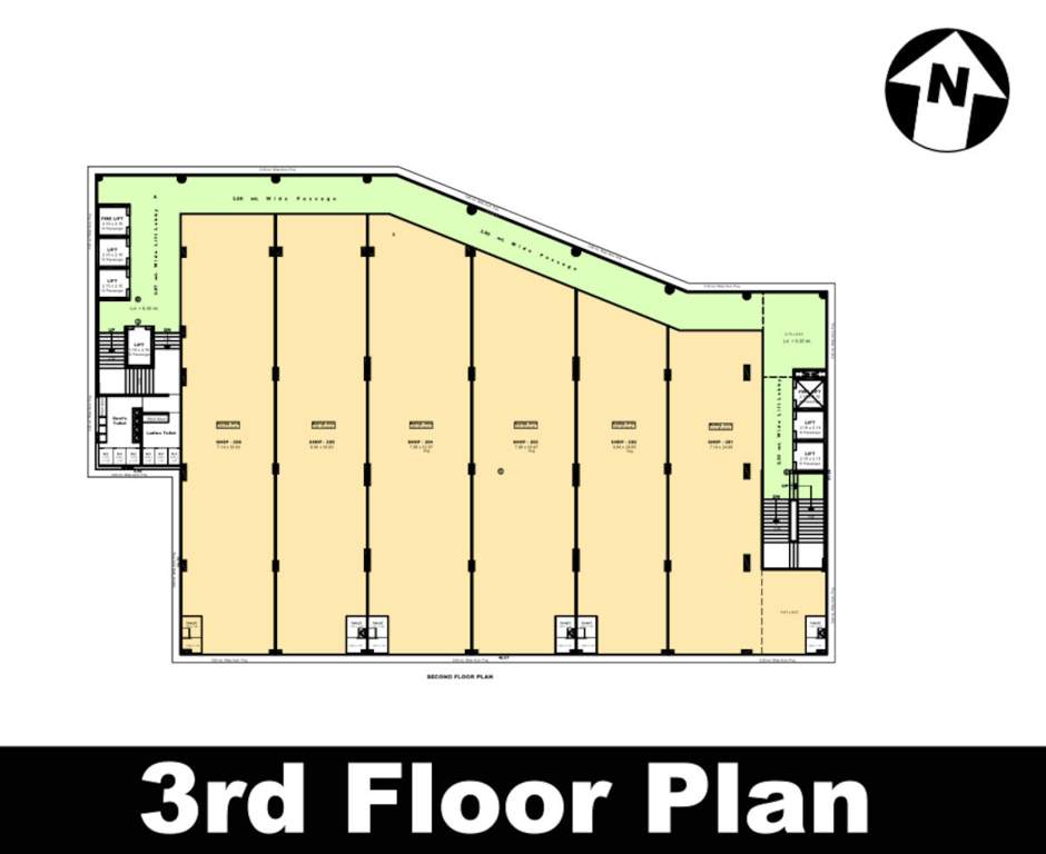  flamingo Flamingo Cluster Plan for 3rd Floor