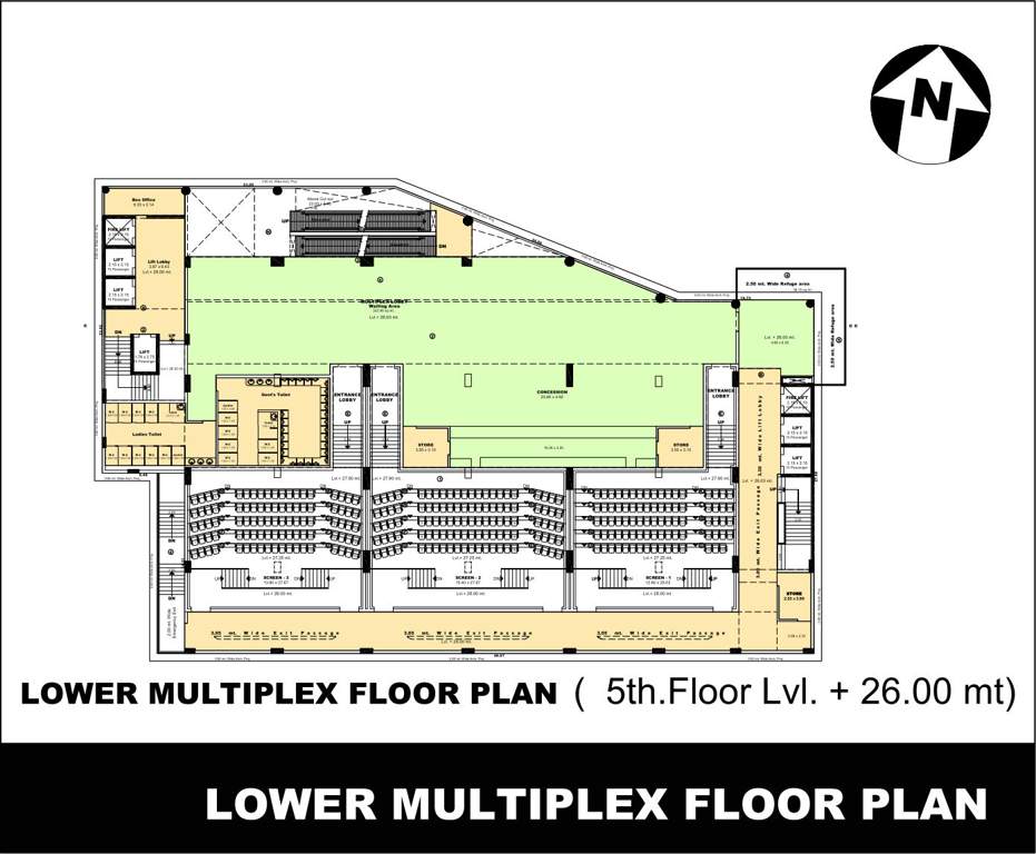  flamingo Flamingo Lower 5 Floor Cluster Plan