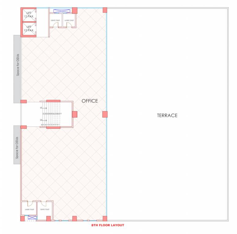 smeet Smeet Cluster Plan for 8th Floor